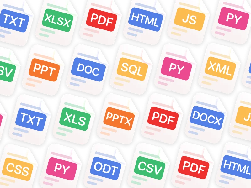 Fello AI supports PDF, Word, Excel, PowerPoint, images, and many more file formats