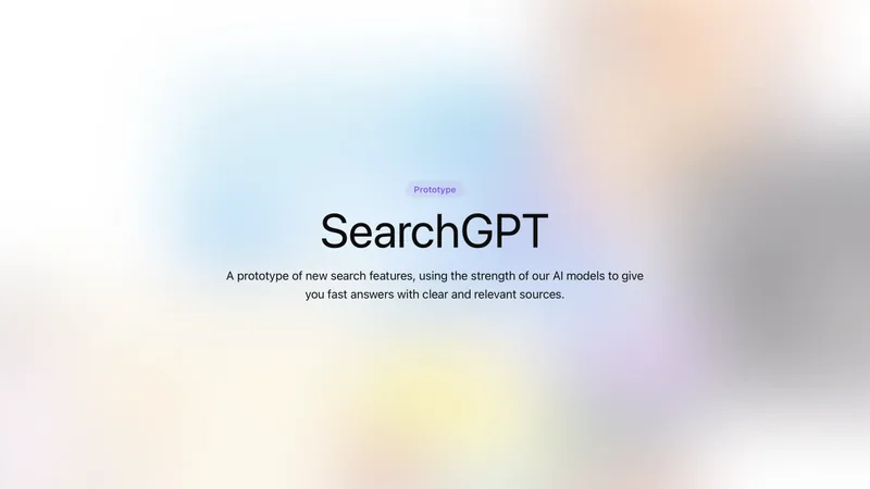 OpenAI Introduces SearchGPT: A New Era in Online Search