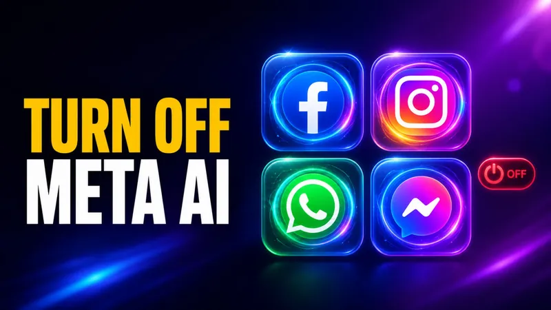 How to Turn Off Meta AI on Facebook, Instagram, WhatsApp, and Messenger (2026 Guide)