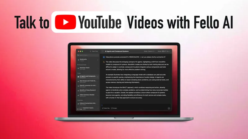Use Fello AI to Chat with Youtube Videos Instantly