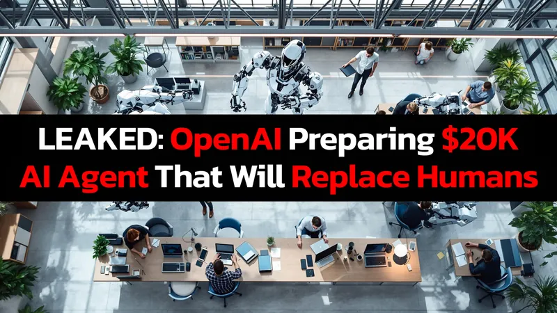 OpenAI Is About To Launch a $20,000 AI Assistant That Replaces Entire Research Teams