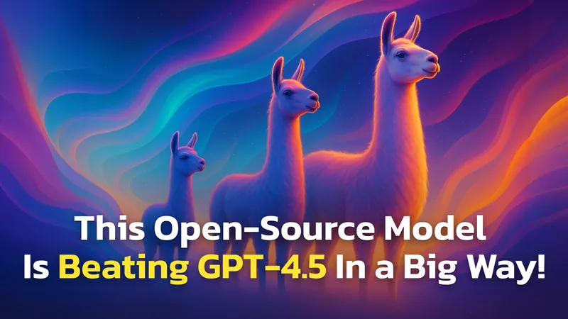 Llama 4 Just Arrived — an Open-Source AI Model from Meta That Beats GPT-4.5