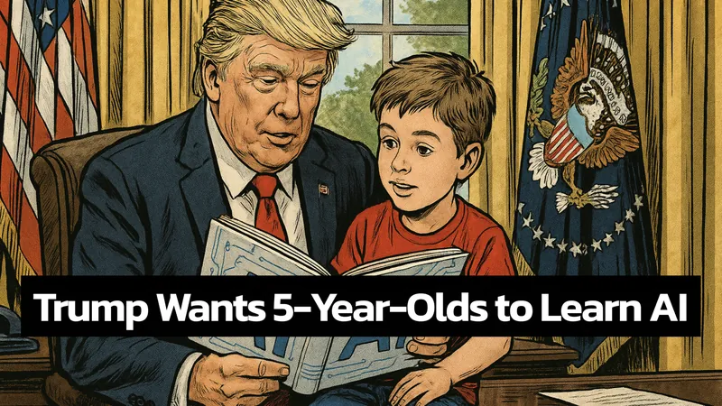 Trump Wants Kindergarten Kids To Learn Artificial Intelligence