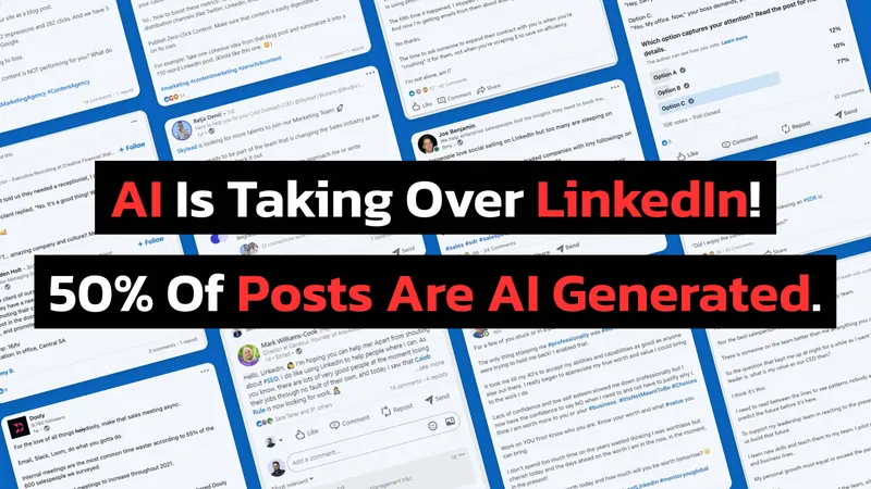 How AI Has Quietly Taken Over Thought Leadership on LinkedIn