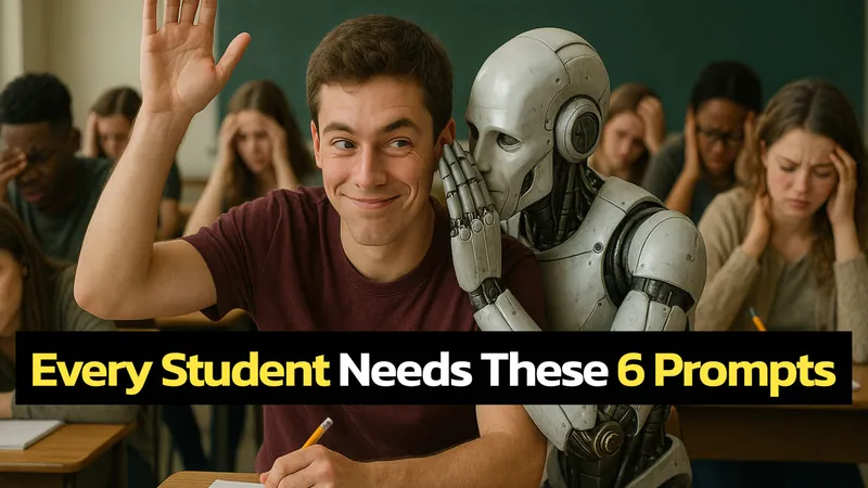 These 6 ChatGPT Prompts Designed For Students Will Save You Hours Before Exam