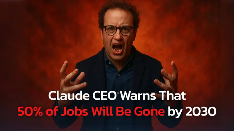 Anthropic CEO Is Ringing the Alarm Bell: “Half of All Office Jobs Could Vanish”