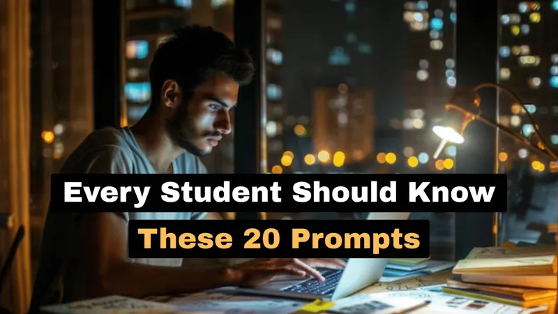 These 20 Prompts Make Studying So Easy It Should Be Illegal