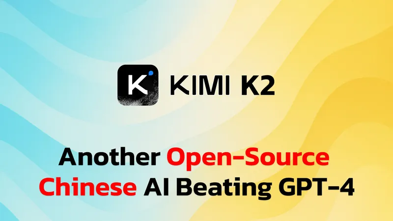 Alibaba-Backed Kimi K2 Is Moonshot AI’s Open-Source Challenger to GPT-4