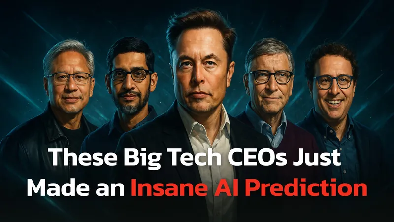 CEOs of NVIDIA, Tesla, Microsoft & Google Just Came a Shocking AI Prediction