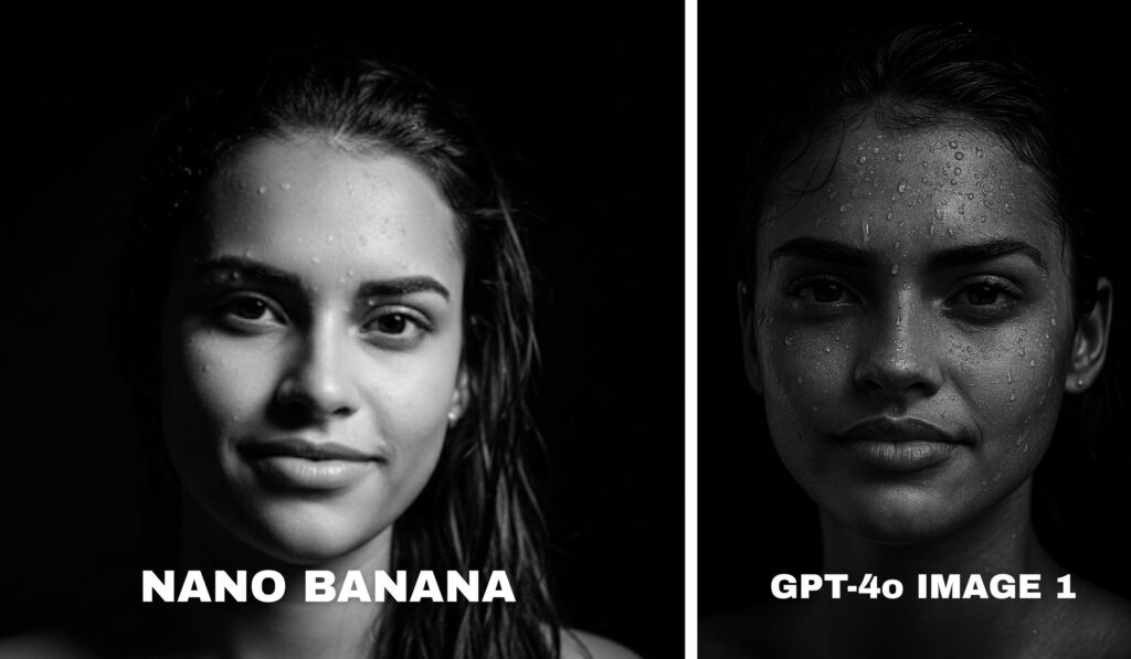 Nano Banana vs. GPT-4o Image 1 AI Image generation using identical prompt