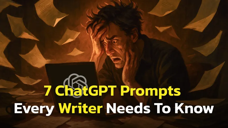 7 Best ChatGPT Prompts for Writers That You Can Use Today