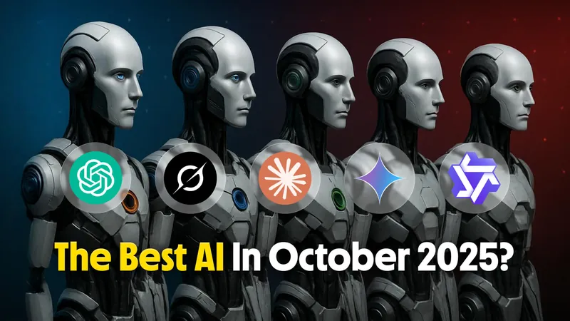 The Best AI in October 2025? We Compared ChatGPT, Claude, Grok, Gemini & Others