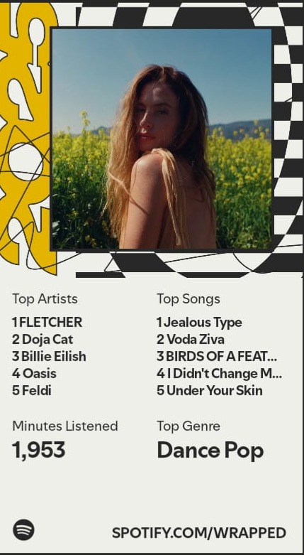 Spotify Wrapped 2025 screenshot