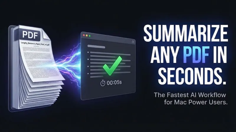 How to Summarize PDF With AI in Seconds