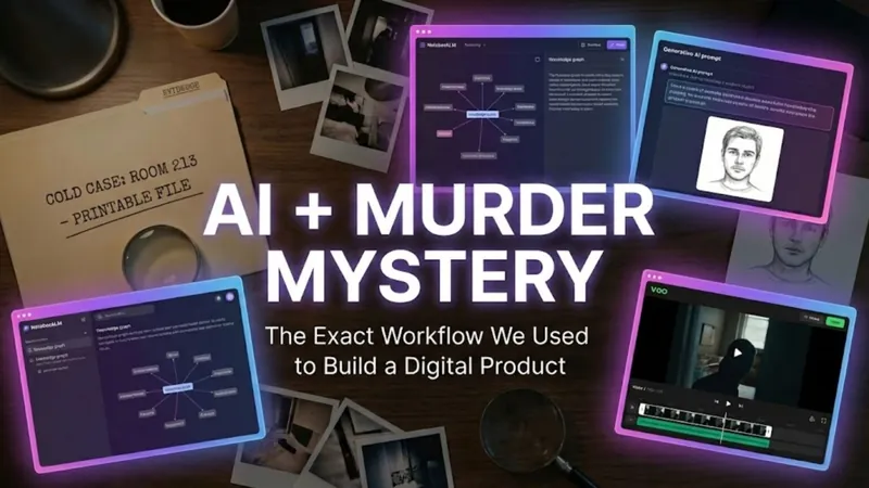 How We Created a Printable Murder Mystery Case File Using AI