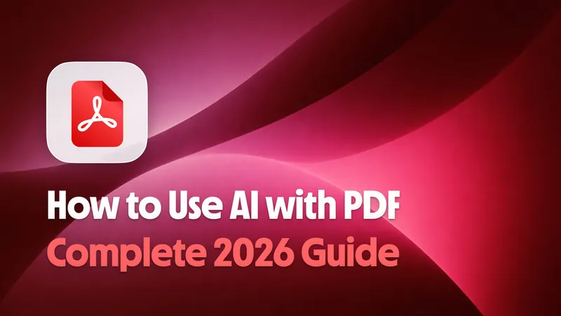 How to Use AI with PDFs to Edit, Convert, and Analyze Files [Complete 2026 Guide]