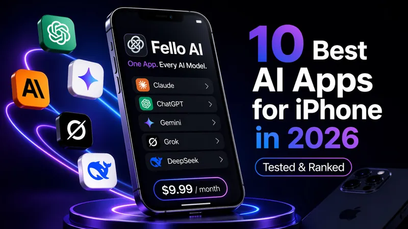 10 Best AI Apps for iPhone in 2026 (Tested & Ranked)