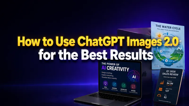 How to Use ChatGPT Images 2.0 to Create Amazing Visuals