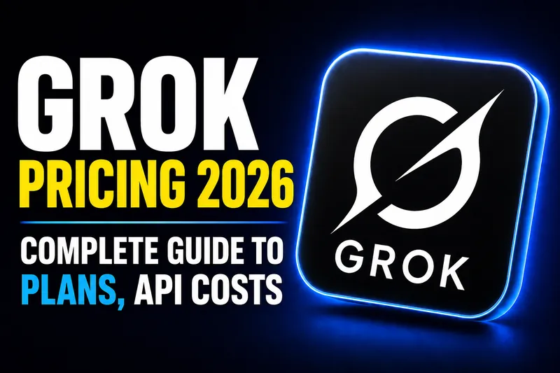 Grok Pricing 2026: Complete Guide to Plans, API Costs, SuperGrok Heavy and Imagine