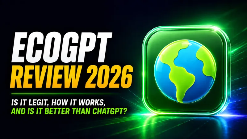EcoGPT Review 2026: Is It Legit, How It Works, and Is It Better Than ChatGPT?