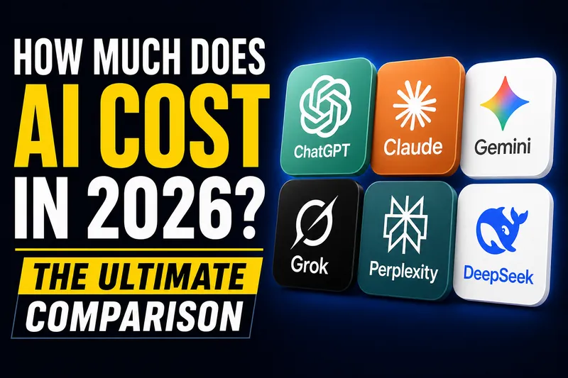 How Much Does AI Cost in 2026? The Complete Pricing Comparison