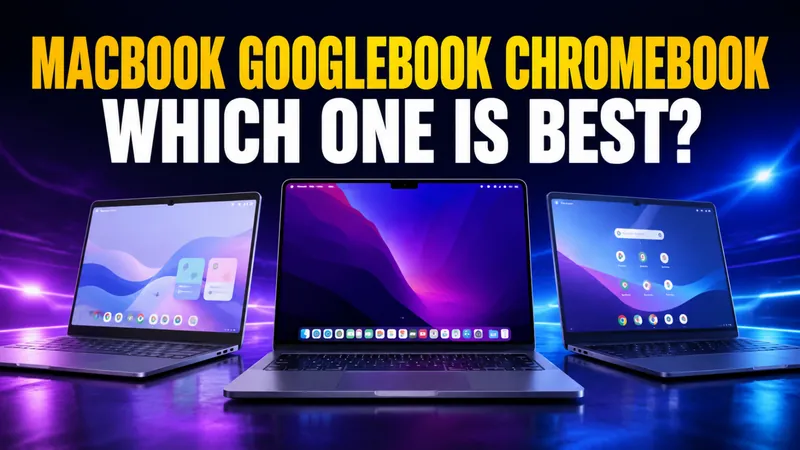 MacBook vs Googlebook vs Chromebook: Which Laptop Wins in 2026?