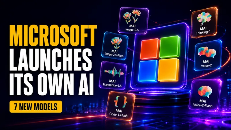 Microsoft Just Launched Its Own MAI Models