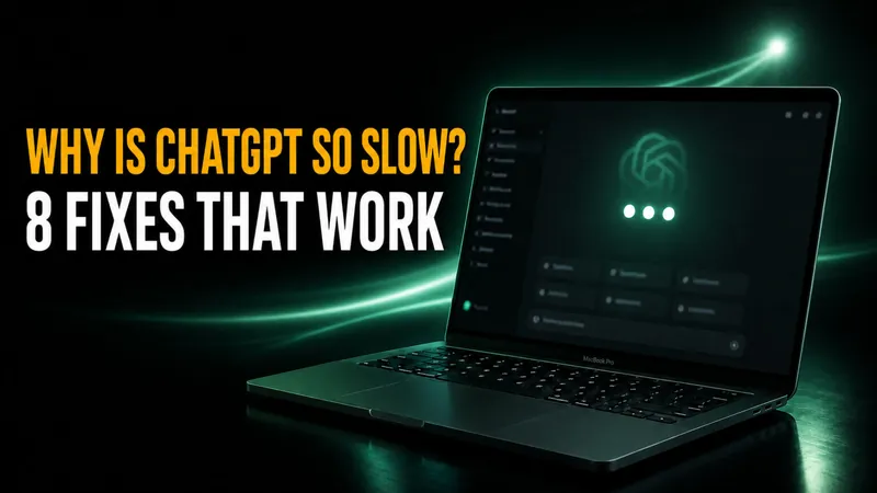 Why Is ChatGPT So Slow? Causes and 8 Fixes That Actually Work
