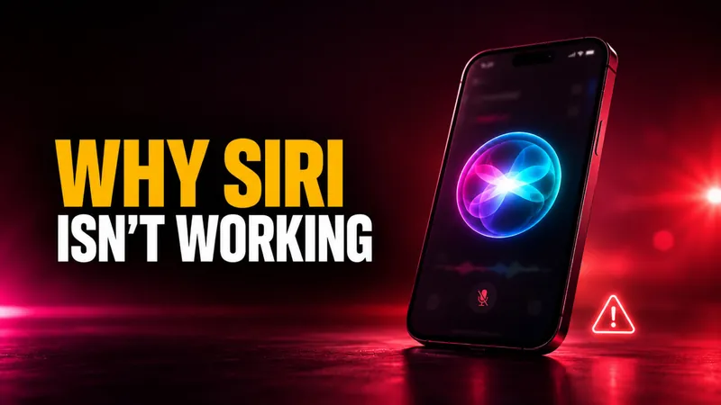 Why Is Siri Not Working? How to Fix It on iPhone and Mac