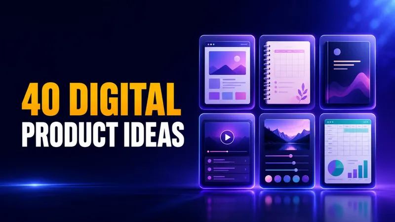 Digital Product Ideas: 40 Things to Make and Sell Online in 2026